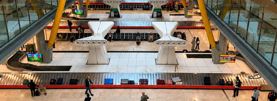 AirportPorter luggage assistance service in an airport area
