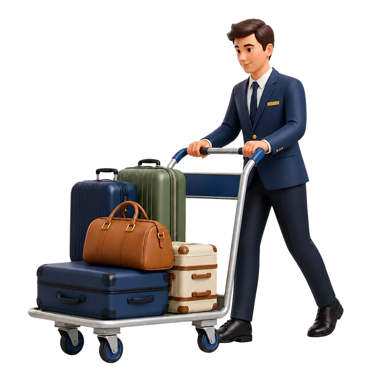 AirportPorter porter transporting luggage at the airport